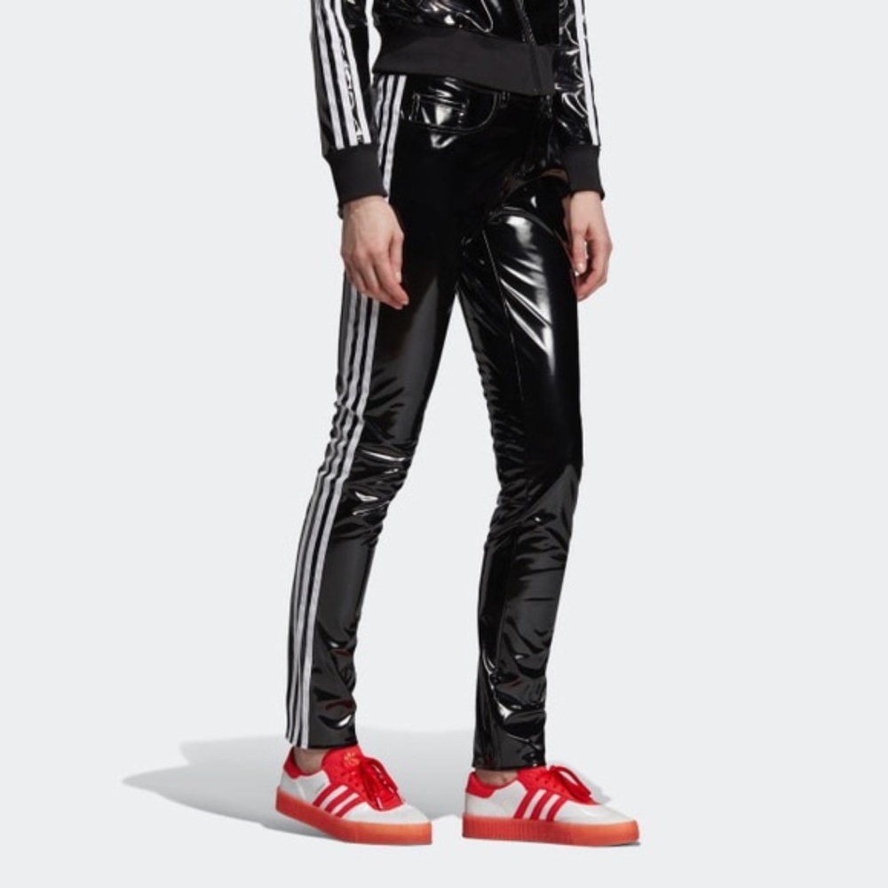 AdidasxFiorucci vinyl track pants, RARE